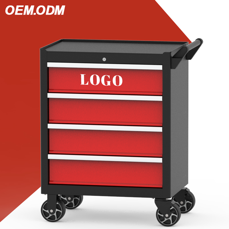 Workshop Tools Trolley - خزانة أدوات معدنية رخيصة بـ 4