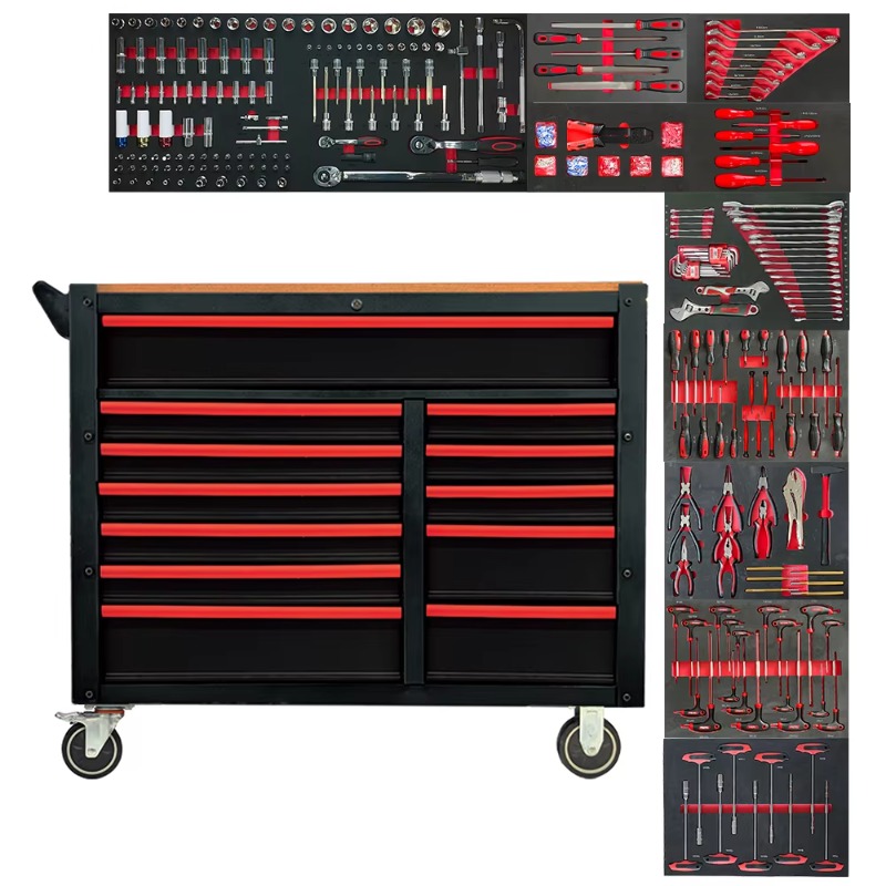 Workshop Tools Trolley - صندوق أدوات صناعي متنقل بـ 12