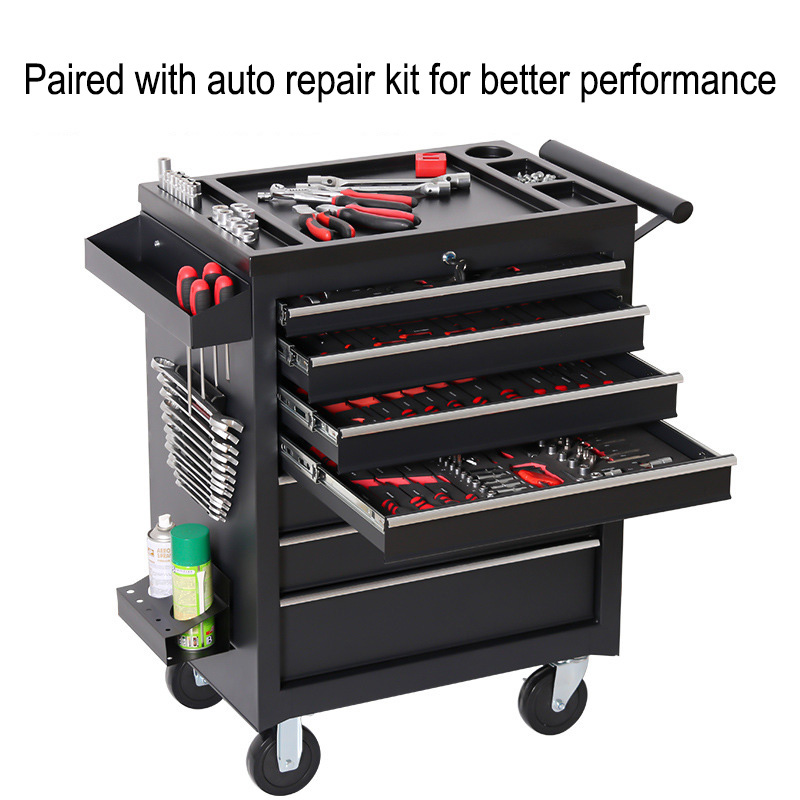 Workshop Tools Trolley - صندوق أدوات تخزين بخمسة أدراج مع