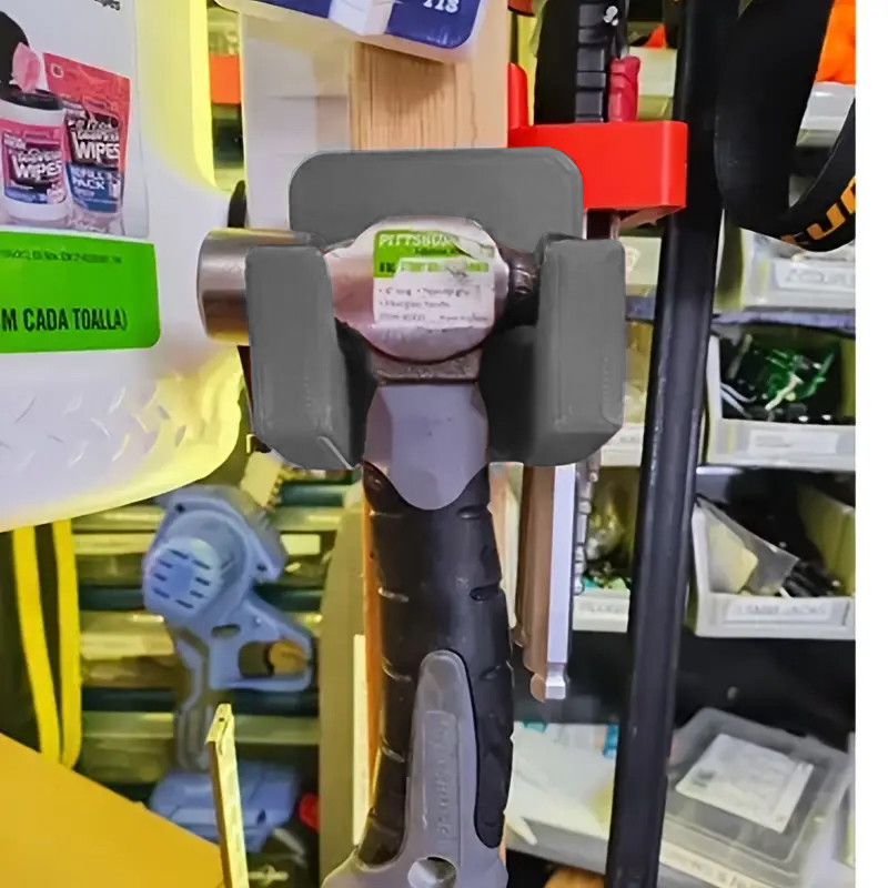 Workshop Tools Pictures - حامل مطرقة مثبت على الحائط، رف