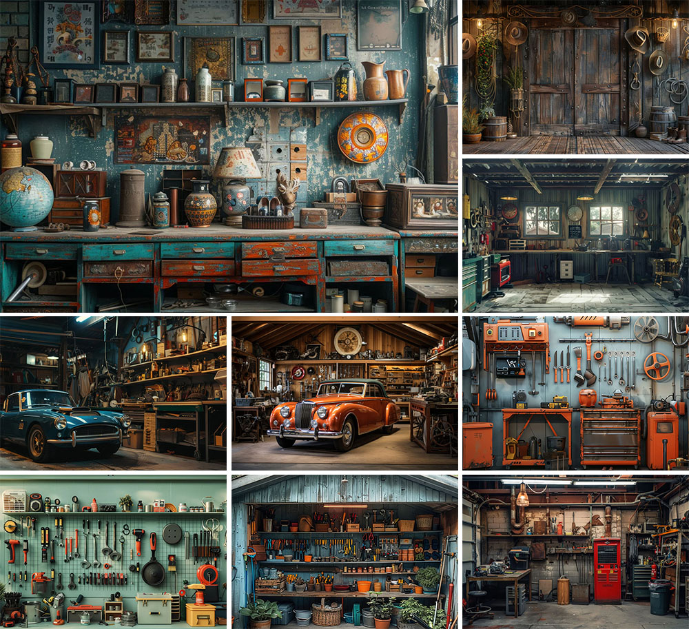 Mehofond التصوير خلفية خمر الم - مراجعة Workshop Tools Background وسعره