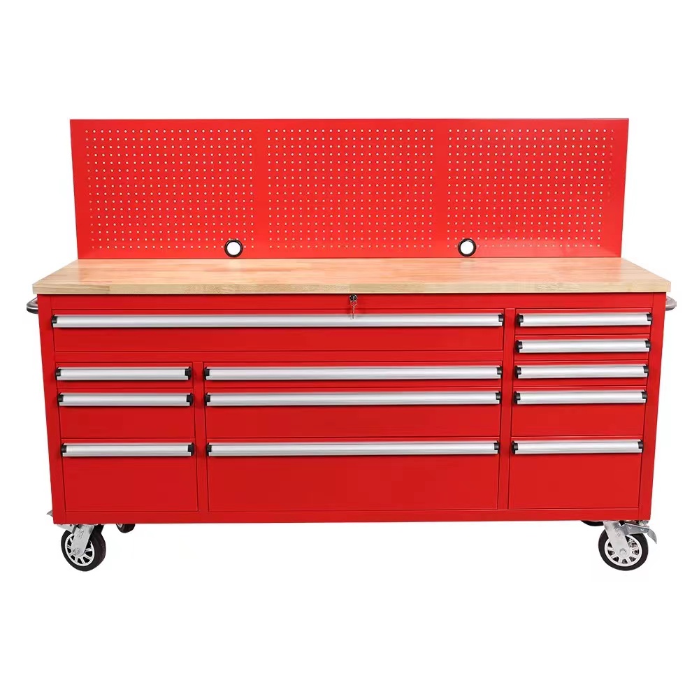 خزانة أدوات معدنية متينة على ع - مراجعة Workshop Tools Trolley وسعره